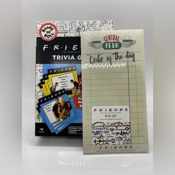 Friends TV Show Trivia Game and To do List Note Pad - Picture 1 of 5